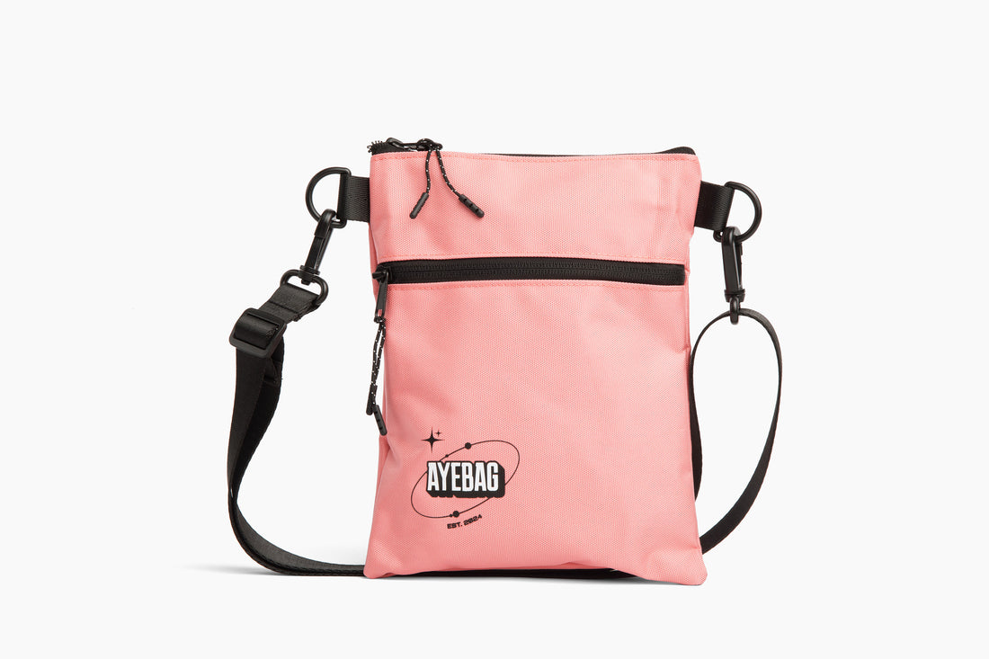 AYE Blush Pink Crossbody Bag for Festivals, Parties, and Nightlife