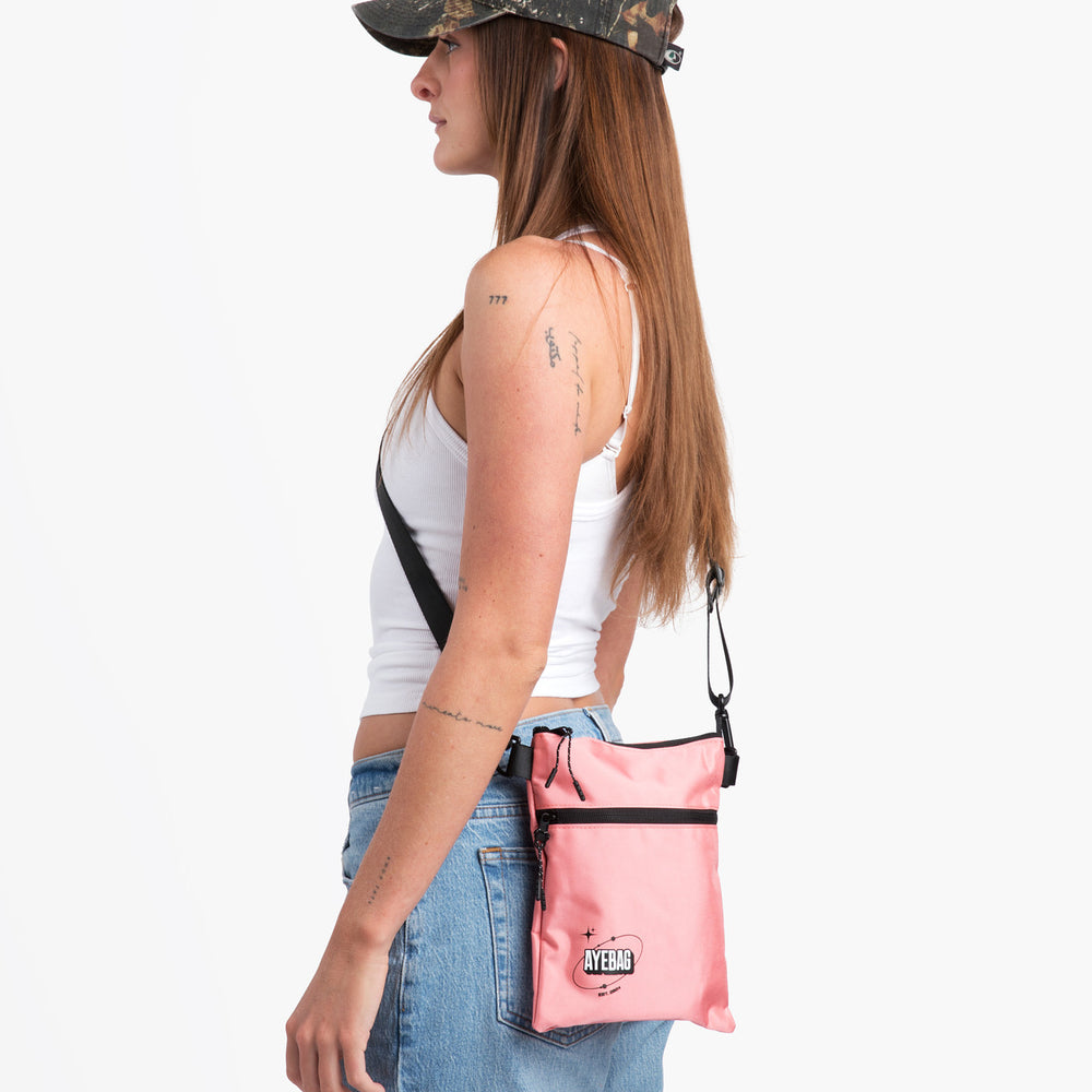 Trendy Blush Pink Crossbody Bag for Fashion-Forward Festival Lovers