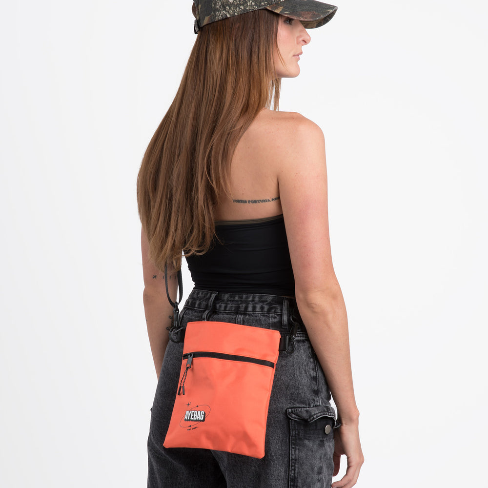 Vibrant Orange Crossbody Bag for Fashion-Forward Festival Goers