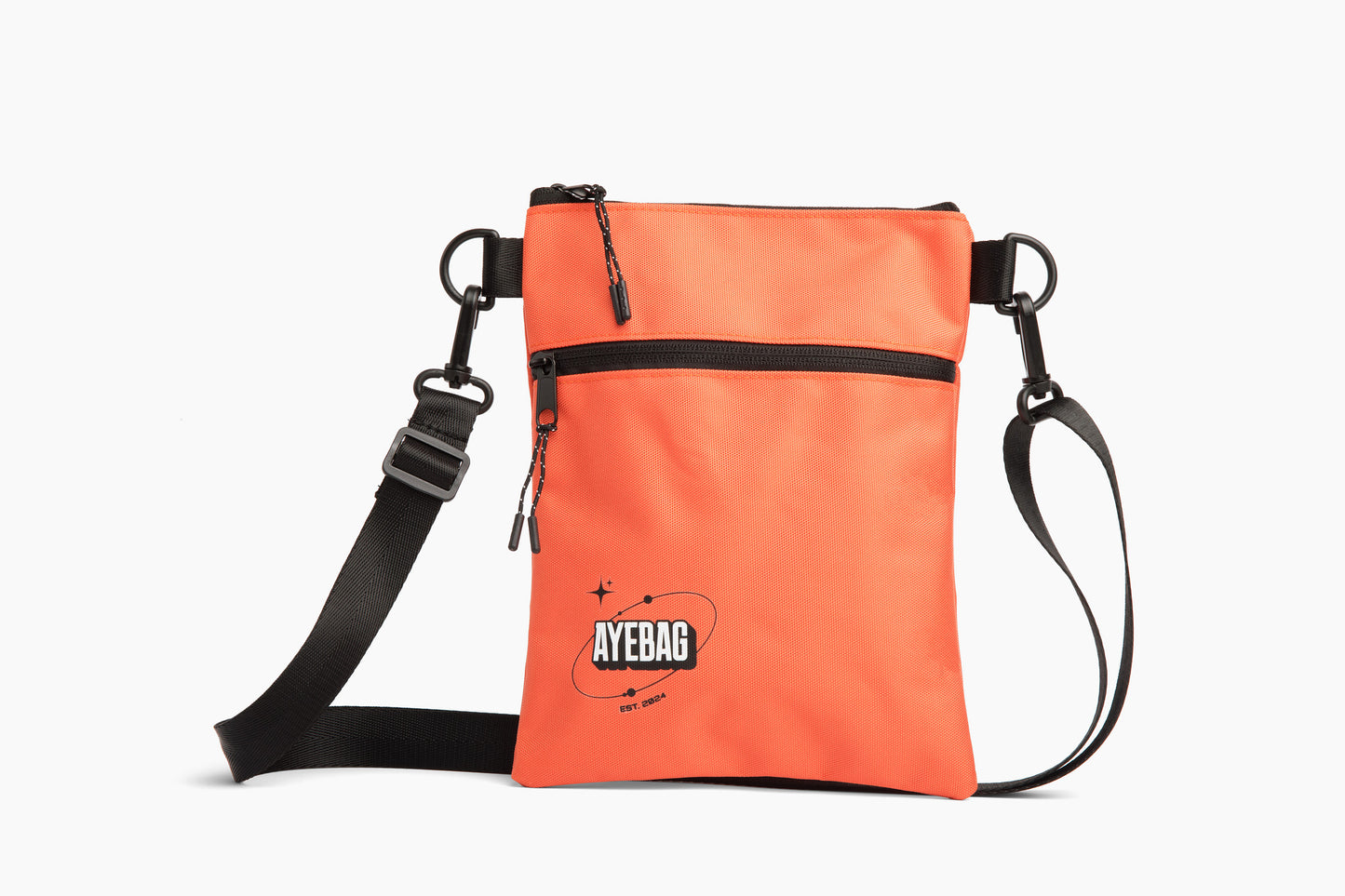 AYE Orange Crossbody Bag for Festivals, Parties, and Travel Adventures