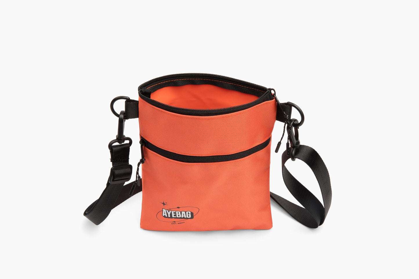 Bold AYE Orange Bag—Perfect for Clubbing and Music Festivals